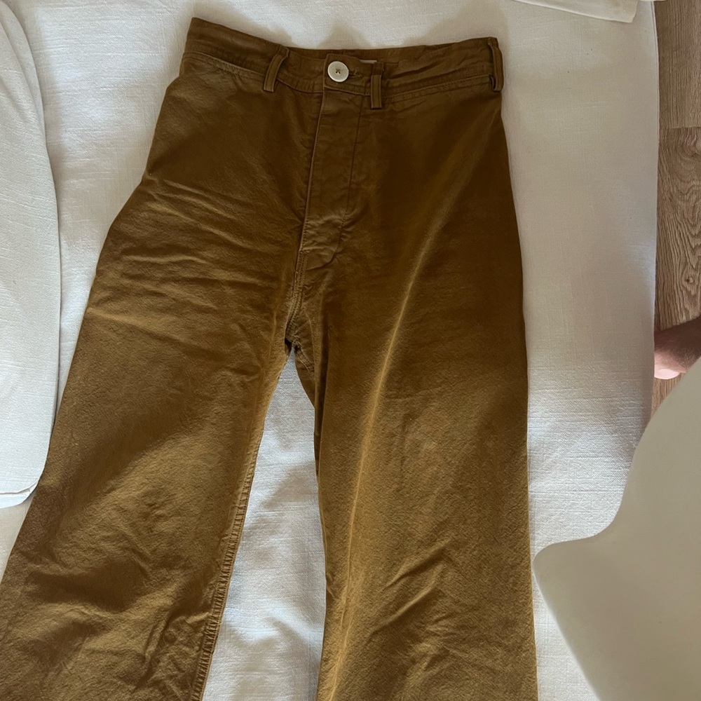Jesse Kamm Sailor Pants in tobacco size 2